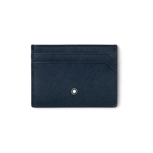 Montblanc Sartorial Pocket 5cc Blue Wallet - 1